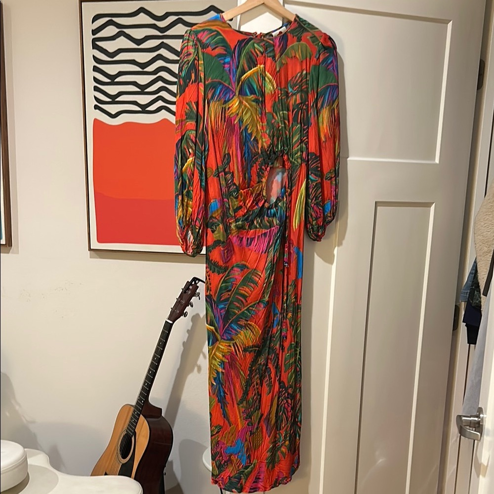FARM Rio Multicolor Tropical Maxi Dress